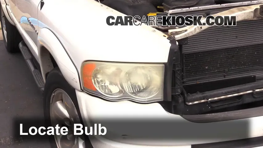2002 Dodge Ram 1500 4.7L V8 Crew Cab Pickup (4 Door) Luces Luz de marcha diurna (reemplazar foco)